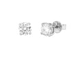 Solitario Boucles d’Oreilles Taille Brillant en Or Blanc 18K de 2 ct, PEW10226