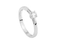Solitario Bague Solitaire Taille Brillant En Or Blanc 18K de 0.3 ct, PRW10223-14