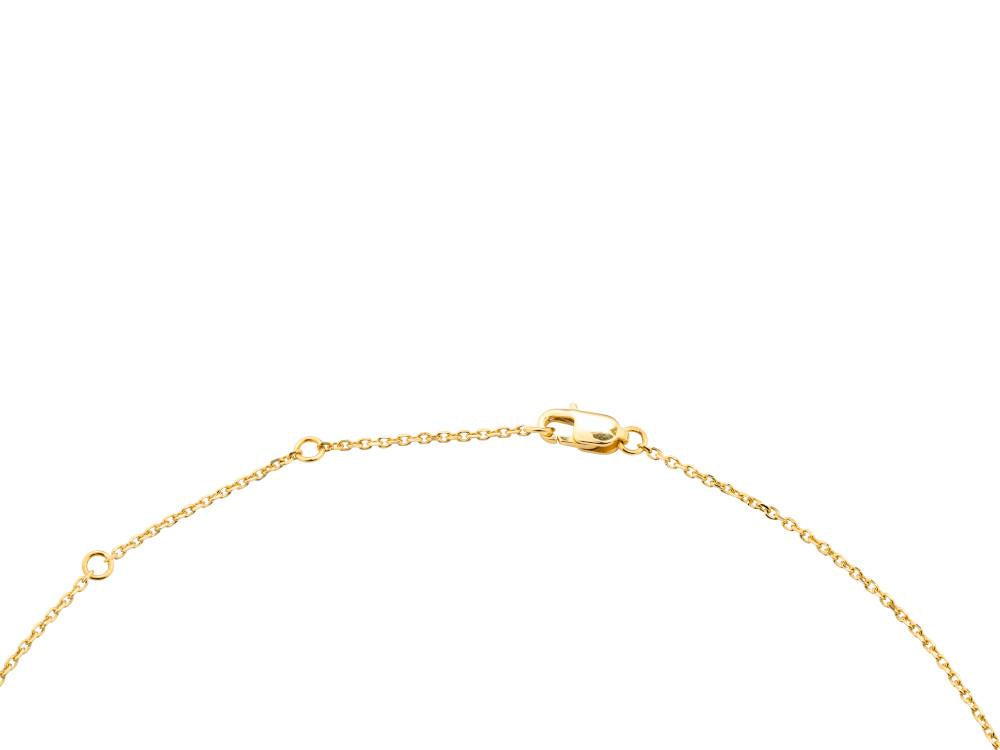 Solitario Pendentif Taille Princesse en Or 18K de 0.5 ct, PY11678D