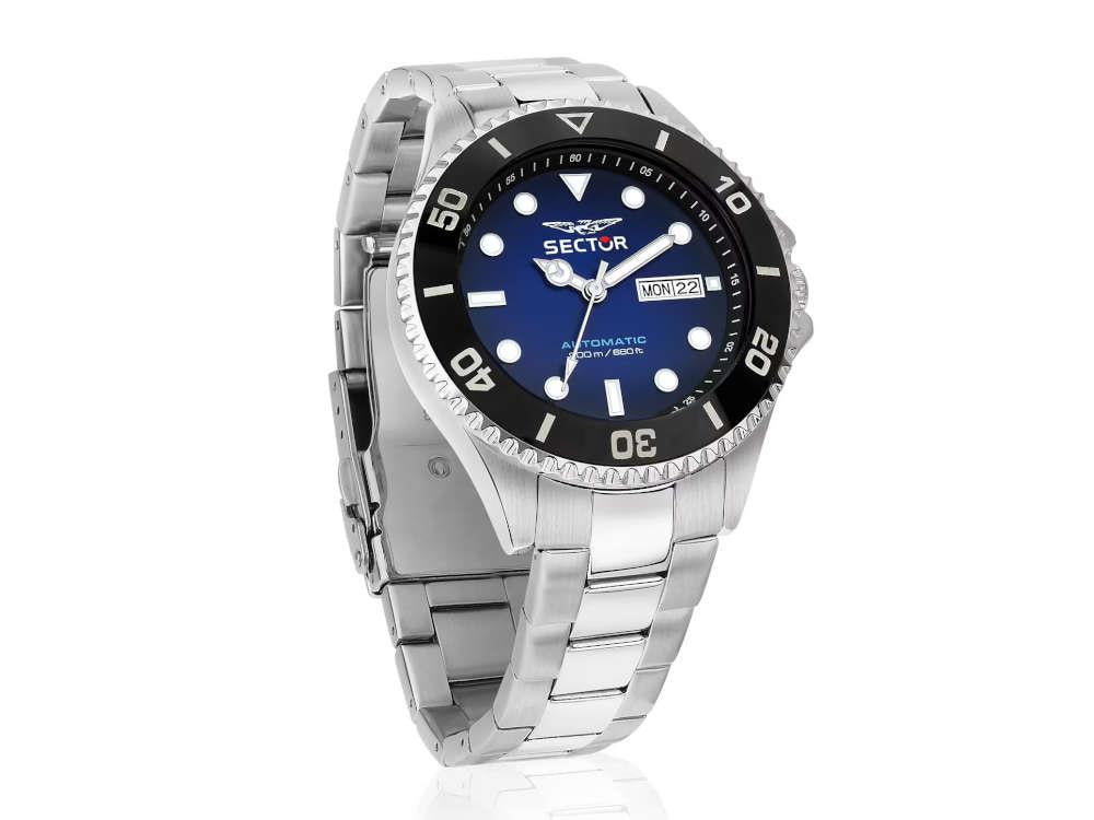 Montre Automatique Sector No Limits 230, Bleu, 43 mm, R322116003