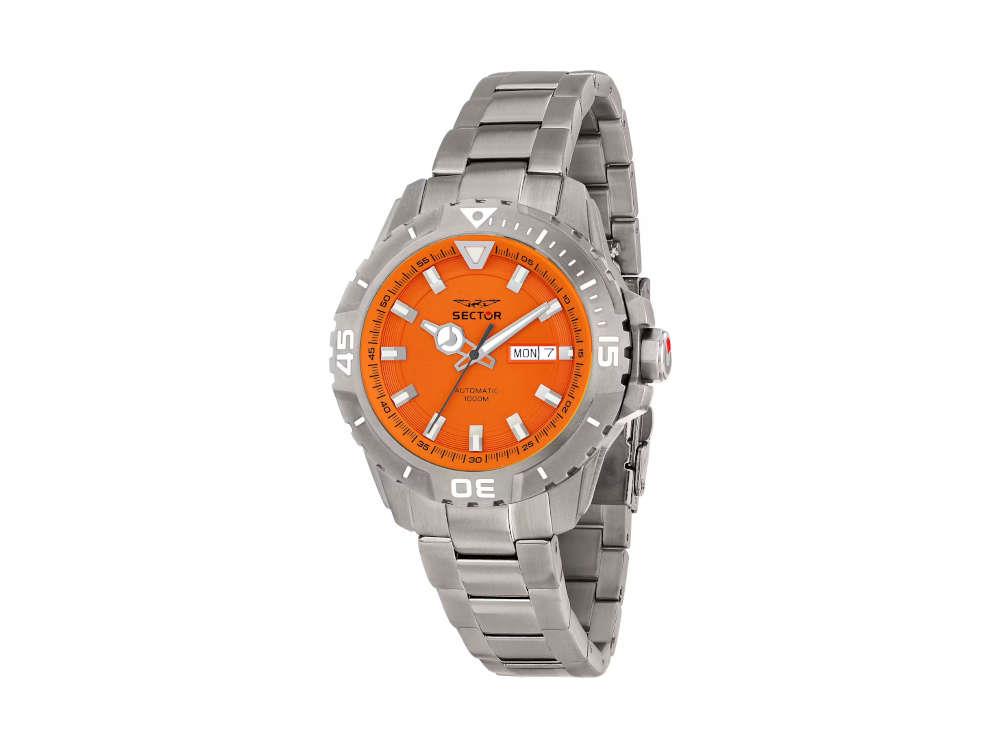 Montre Automatique Sector No Limits Legend, Titane, Orange, 43 mm, R3223135005