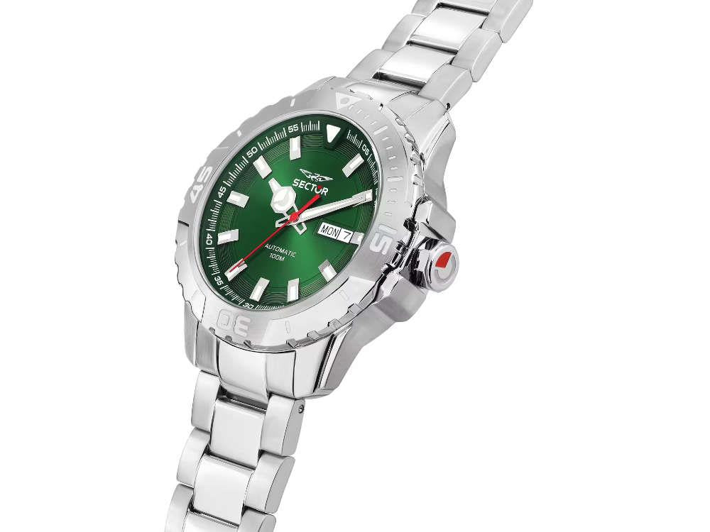 Montre Automatique Sector No Limits Legend, Vert, 43 mm, R3223135006