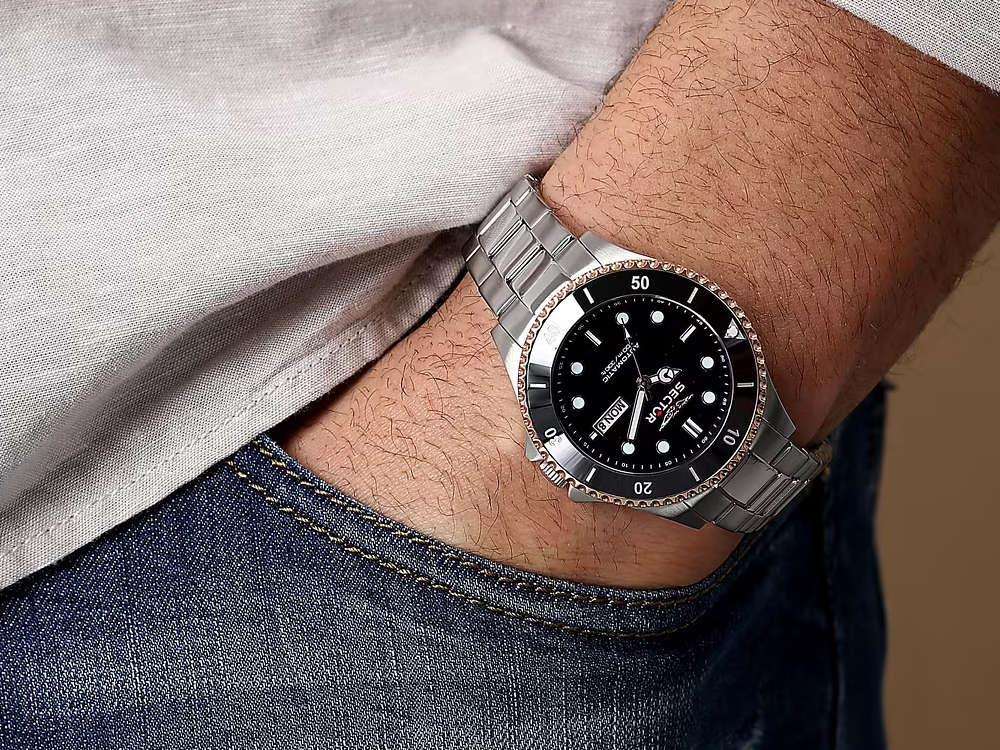 Montre Automatique Sector No Limits 230, Noir, 43 mm, R3223161009