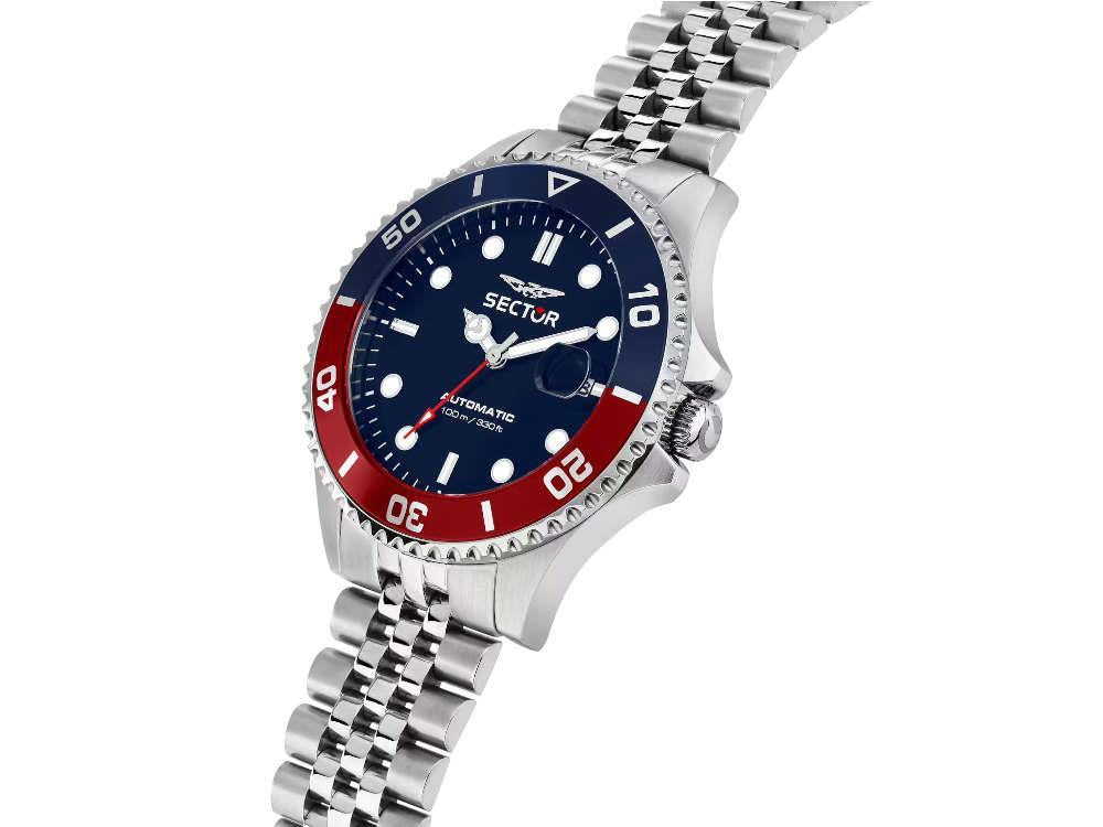 Montre Automatique Sector No Limits 230, Bleu, 43 mm, R3223161018