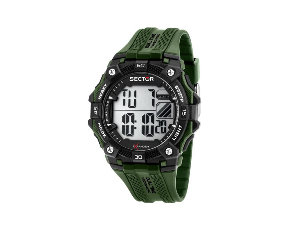 Montre Digital Sector No Limits EX-51, plastique, Noir, 49 mm, R3251317002