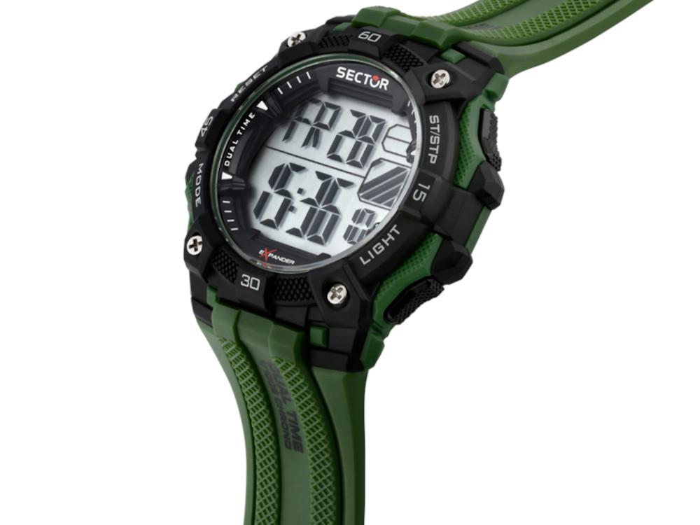 Montre Digital Sector No Limits EX-51, plastique, Noir, 49 mm, R3251317002