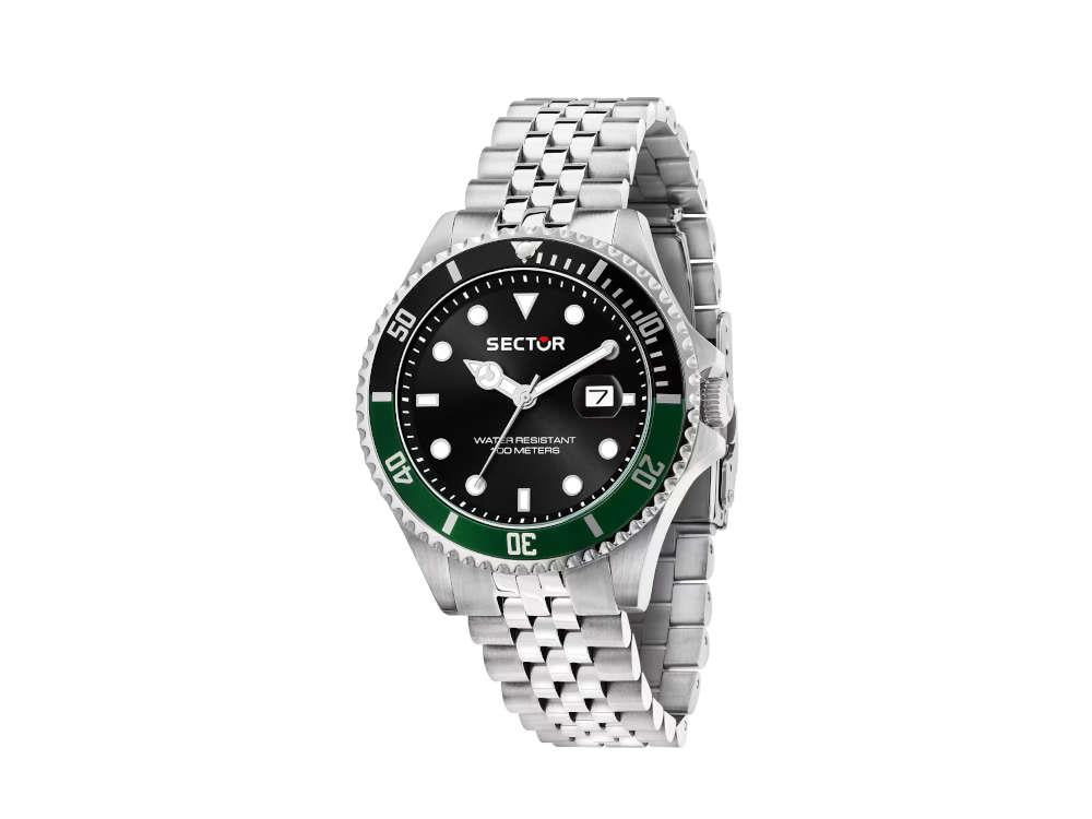 Montre à Quartz Sector No Limits 230, Noir, 43 mm, R3253161052