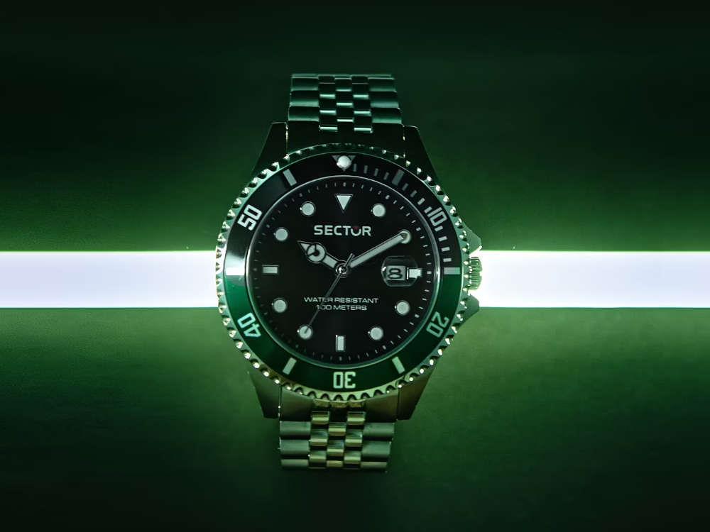 Montre à Quartz Sector No Limits 230, Noir, 43 mm, R3253161052