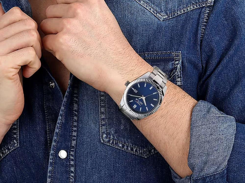 Montre à Quartz Sector No Limits 240, Bleu, 41 mm, R3253240049