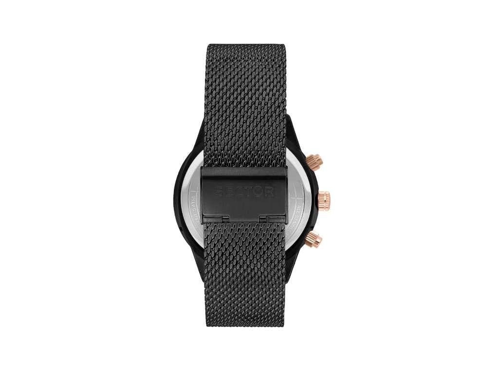 Montre à Quartz Sector No Limits 670, PVD, Noir, 45 mm, R3253540002