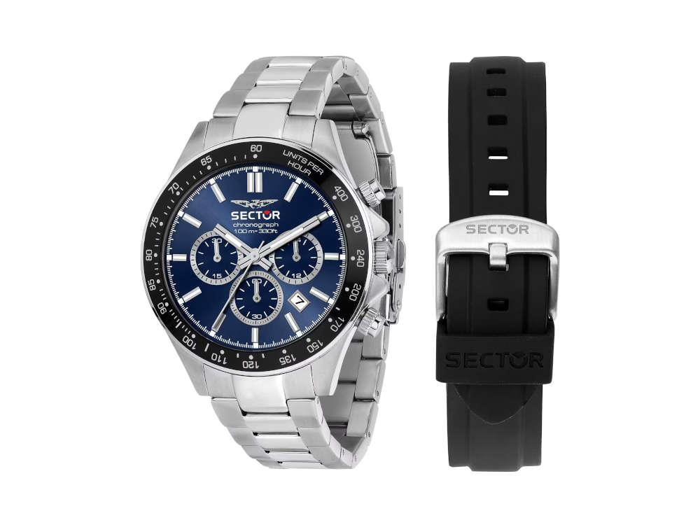 Montre à Quartz Sector No Limits 230, Bleu, 43 mm, R3271661028