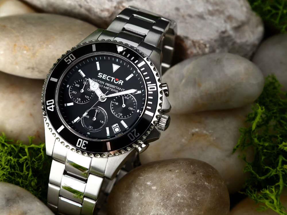 Montre à Quartz Sector No Limits 230, Noir, 43 mm, R3273661009