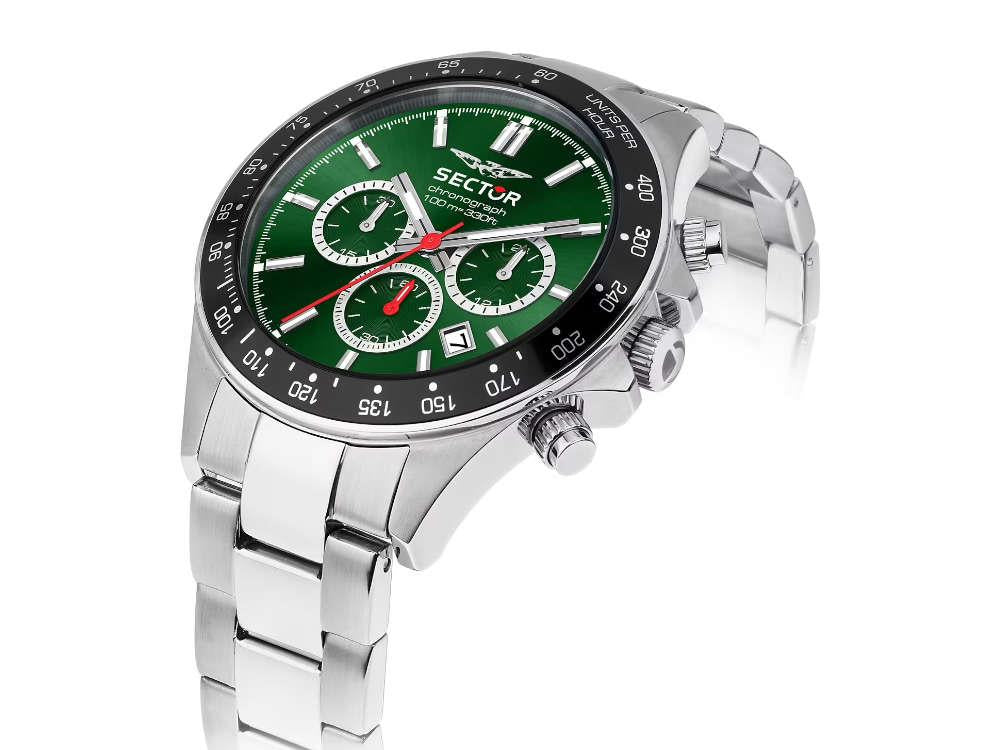 Montre à Quartz Sector No Limits 230, Vert, 43 mm, R3273661048