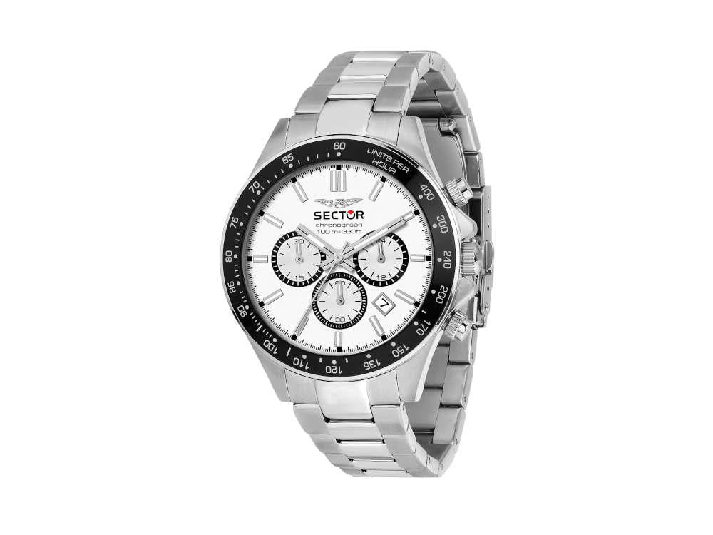 Montre à Quartz Sector No Limits 230, Blanc, 43 mm, R3273661049