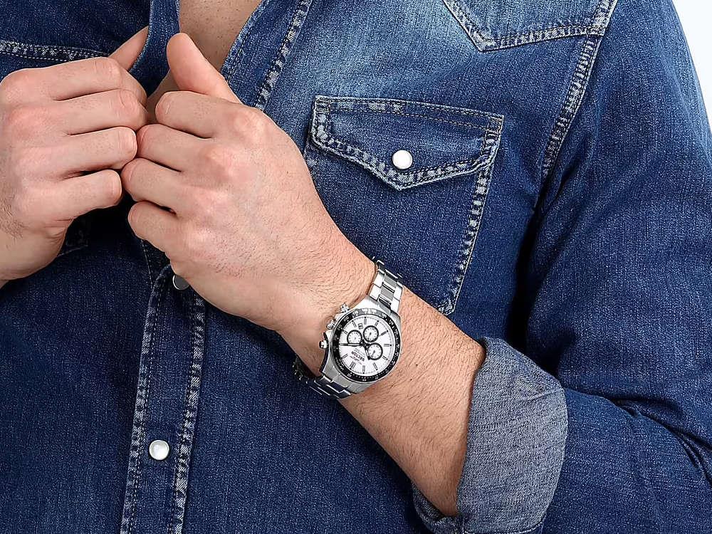 Montre à Quartz Sector No Limits 230, Blanc, 43 mm, R3273661049