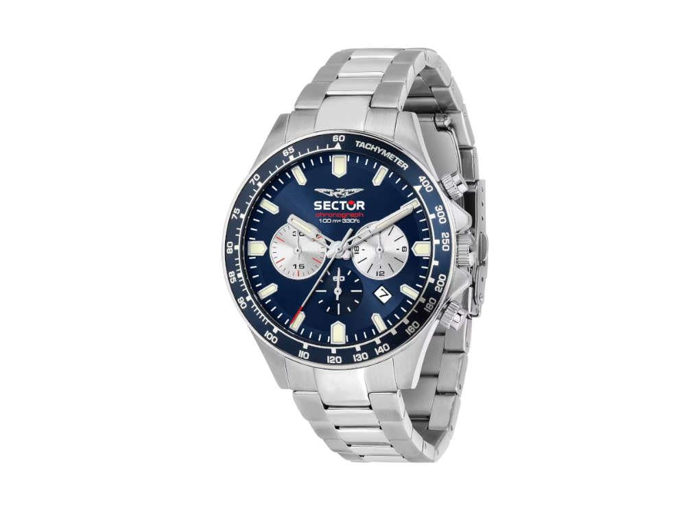 Montre à Quartz Sector No Limits 230, Bleu, 43 mm, R3273661051