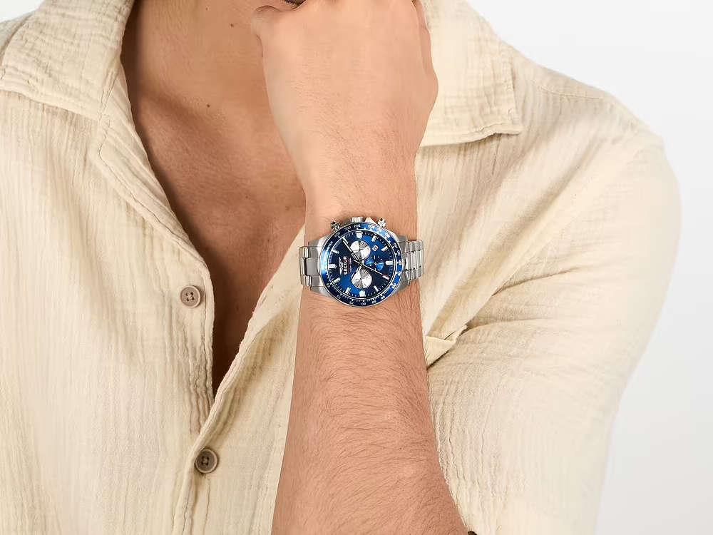 Montre à Quartz Sector No Limits 230, Bleu, 43 mm, R3273661051