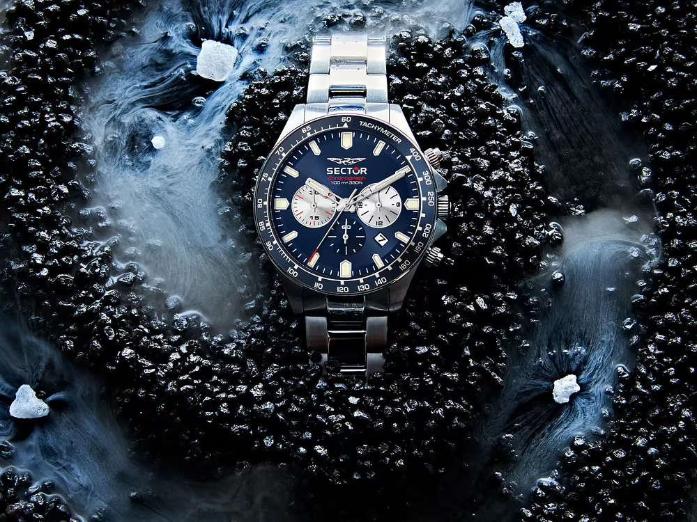 Montre à Quartz Sector No Limits 230, Bleu, 43 mm, R3273661051