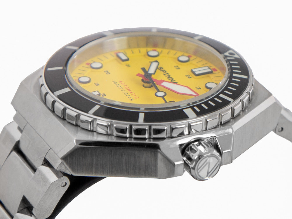 Montre Automatique Spinnaker Dumas, Jaune, 44 mm, 30 atm, SP-5081-II