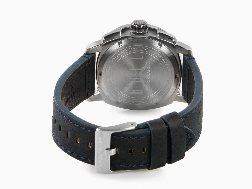Montre Automatique Spinnaker Hull Diver, Bleu, 42 mm, 30 atm, SP-5088-02