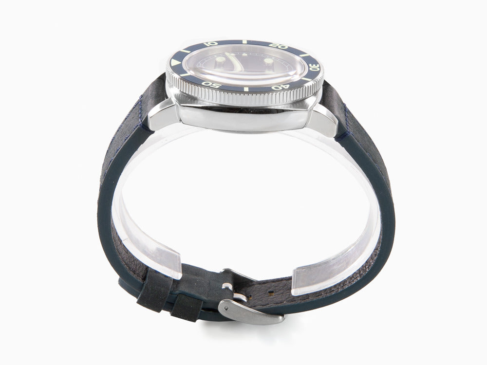Montre Automatique Spinnaker Hull Diver, Bleu, 42 mm, 30 atm, SP-5088-02