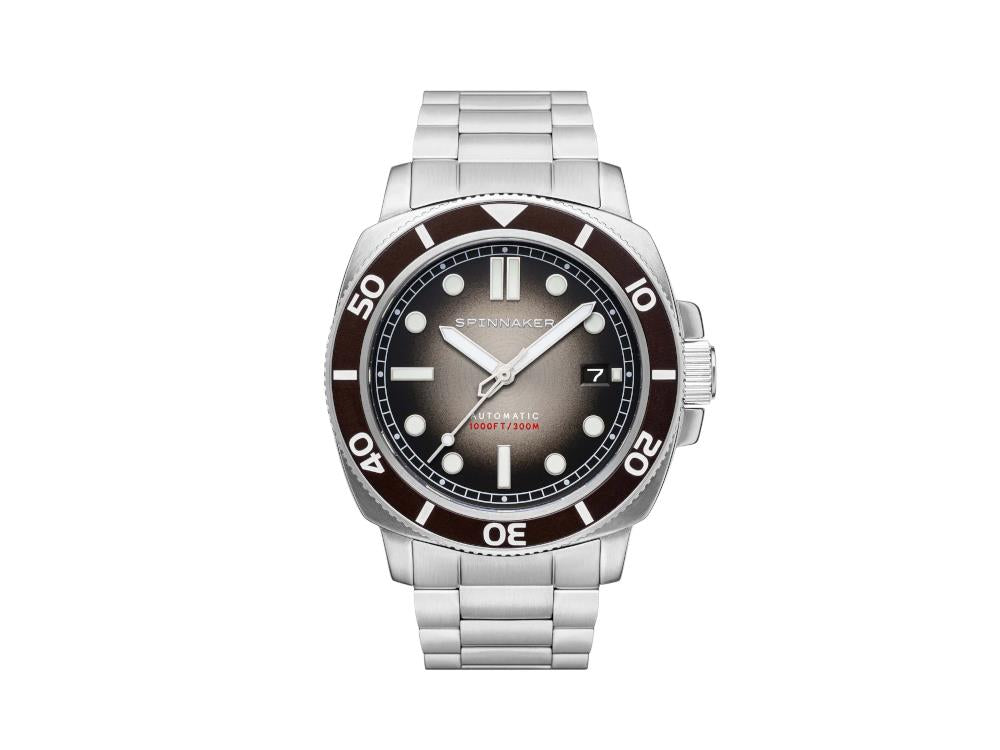 Montre Automatique Spinnaker Hull Harvest Brown, Marron, 42 mm, SP-5088-44