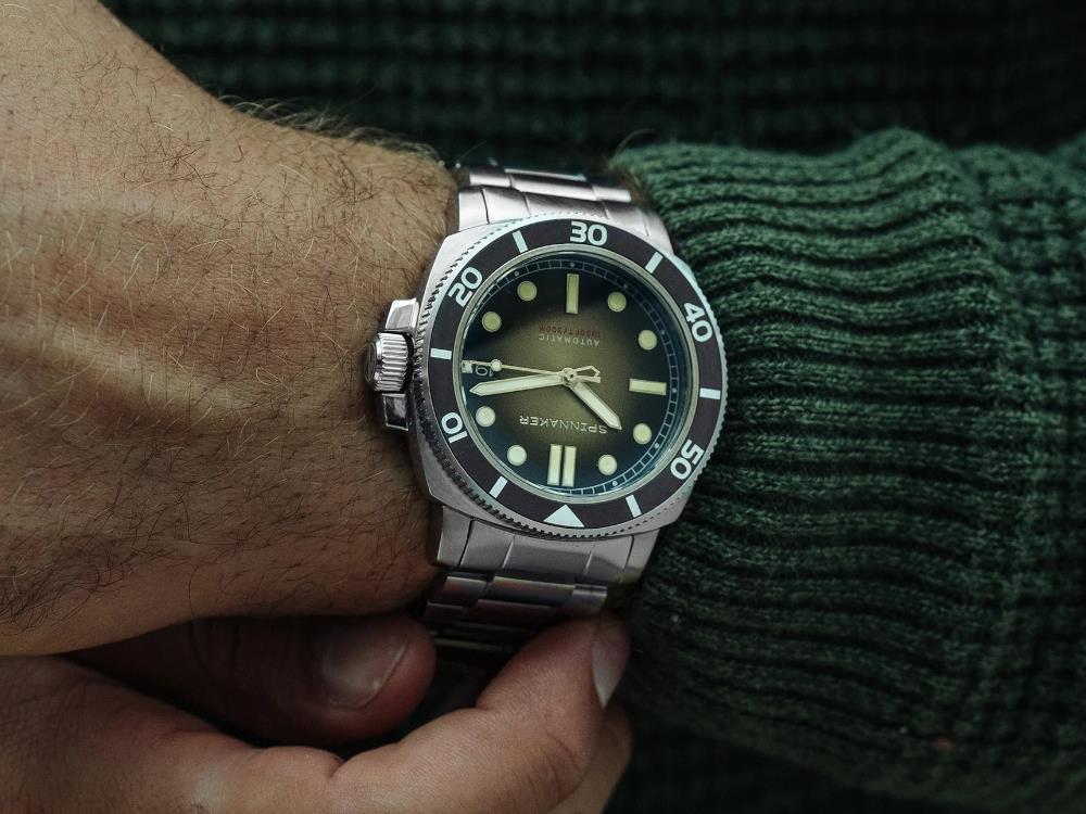 Montre Automatique Spinnaker Hull Harvest Brown, Marron, 42 mm, SP-5088-44