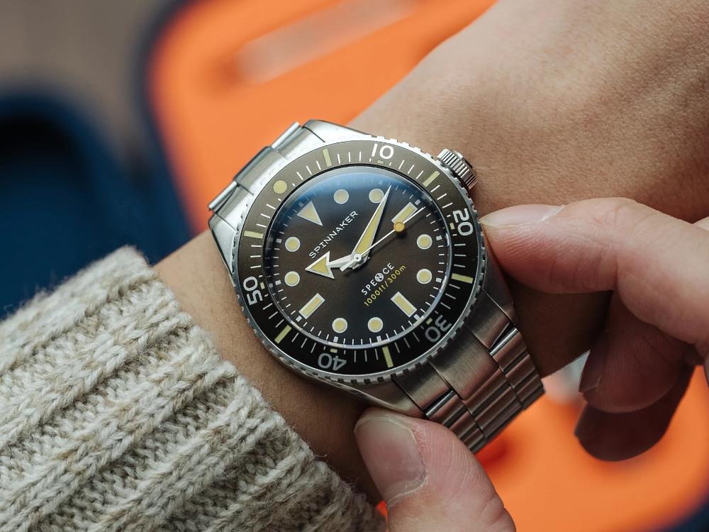 Montre Automatique Spinnaker Spence Hickory Brown, Marron, 40 mm, SP-5097-33