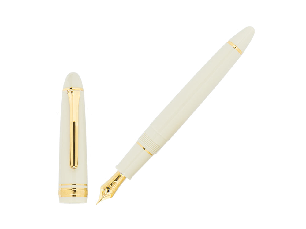 Stylo Plume Sailor 1911 Standard Series, Résine, Ivory, Or, 11-1219-417