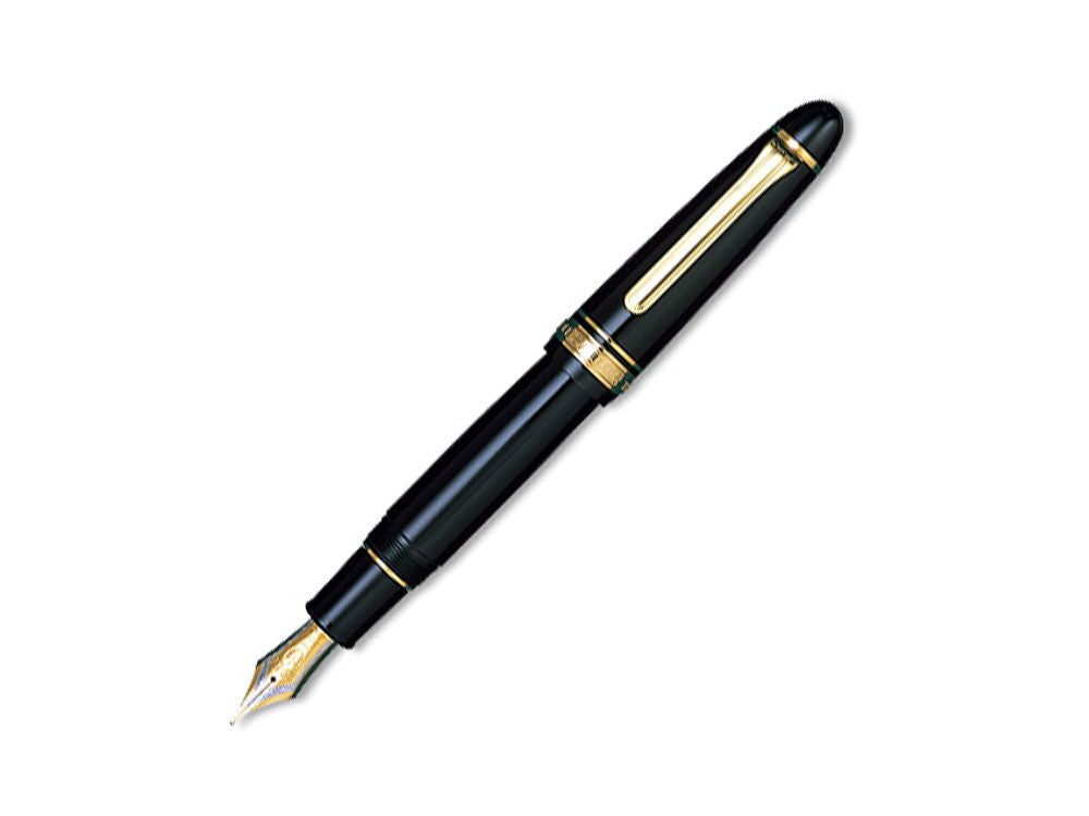 Stylo Plume Sailor King of Pens ST Gold, Noir, Résine, Or 24k, 11-6001