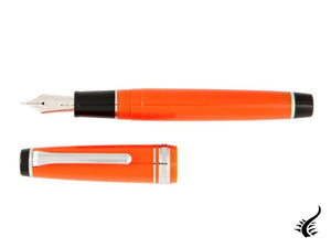 Stylo Plume Sailor Professional Gear Color, Orange, Attributs chromés