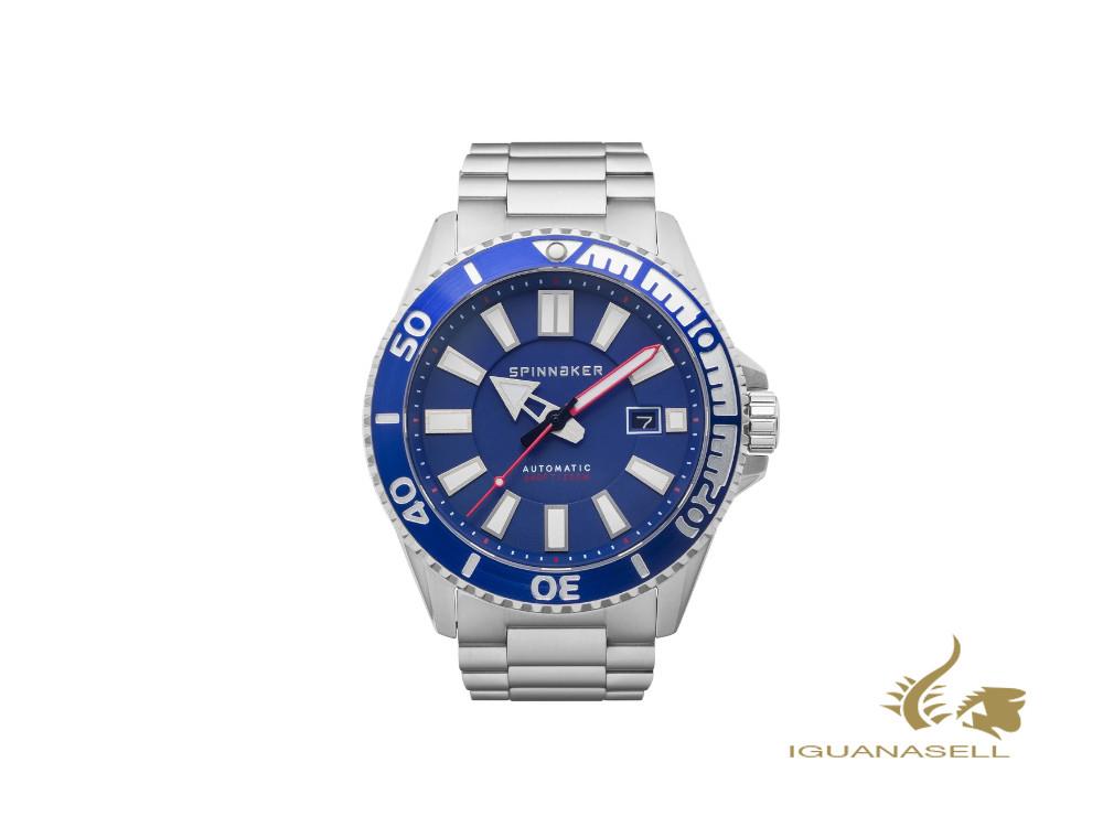 Montre Automatique Spinnaker Amalfi, Bleu, 46 mm, 20 atm, SP-5074-22