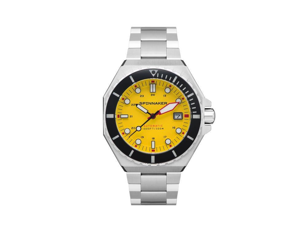 Montre Automatique Spinnaker Dumas, Jaune, 44 mm, 30 atm, SP-5081-II