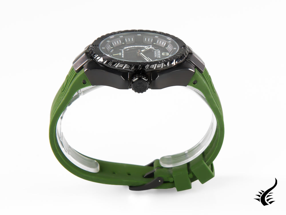 Montre à Quartz Swiss Military Hanowa Aqua Seaman, Noir, PVD, 6-4327.13.007.06