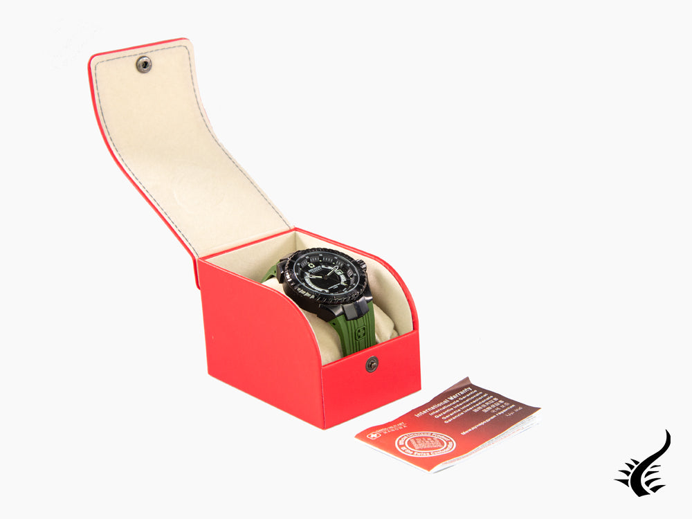 Montre à Quartz Swiss Military Hanowa Aqua Seaman, Noir, PVD, 6-4327.13.007.06