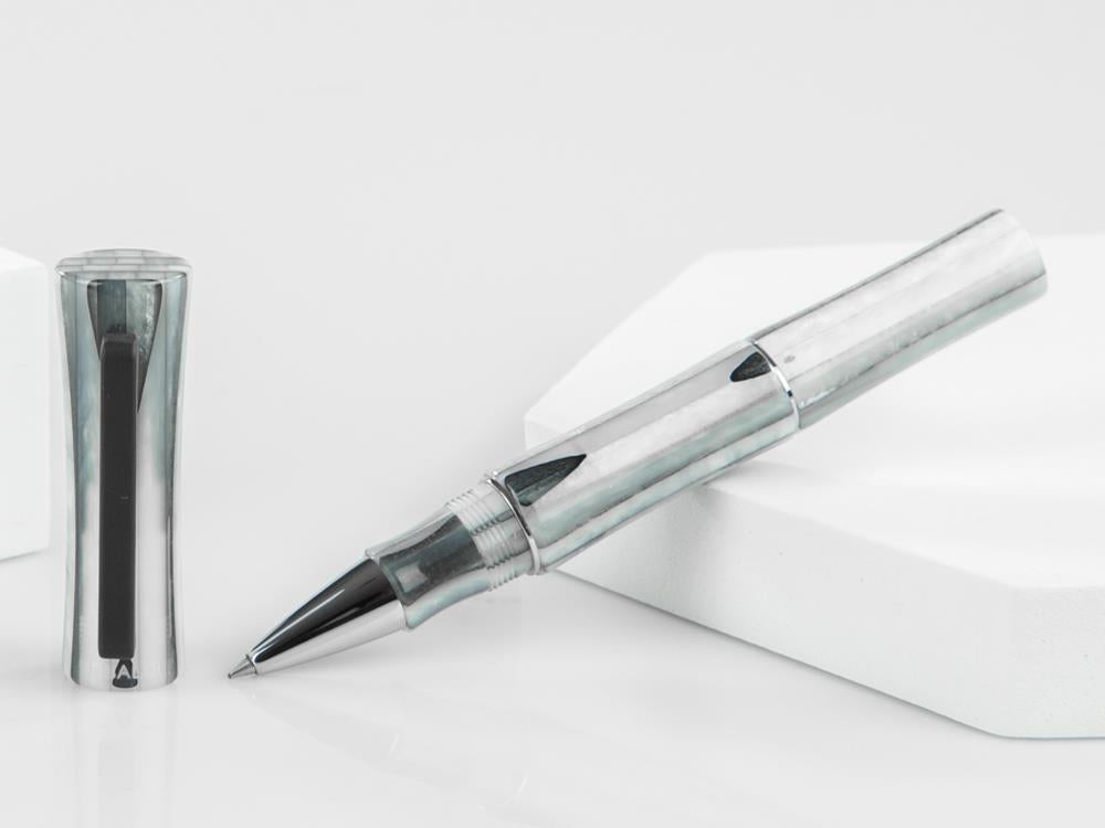 Roller Tibaldi Bamboo Winter, Résine, Blanc, Palladium, BMB-12-RB