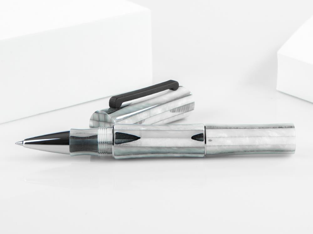 Roller Tibaldi Bamboo Winter, Résine, Blanc, Palladium, BMB-12-RB