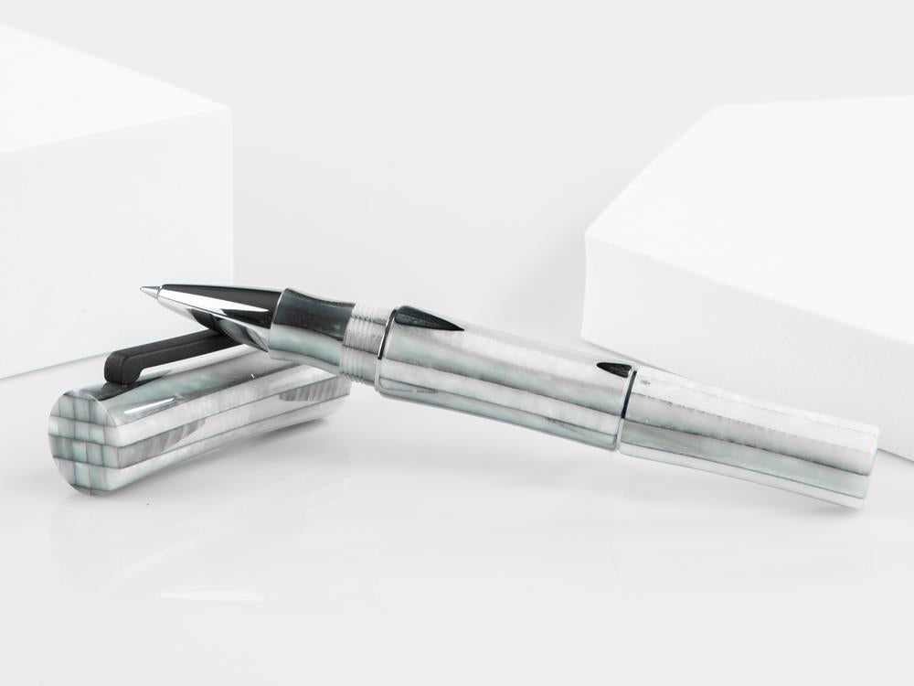 Roller Tibaldi Bamboo Winter, Résine, Blanc, Palladium, BMB-12-RB