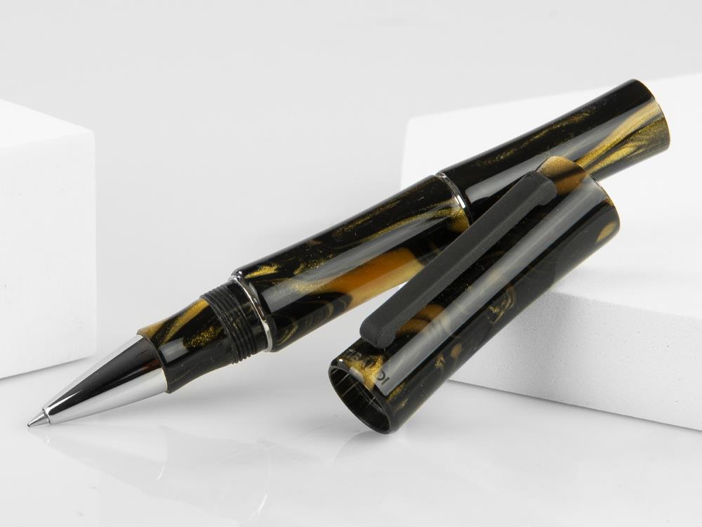 Roller Tibaldi Bamboo Dust, Résine, Noir, Palladium, BMB-3D395-RB