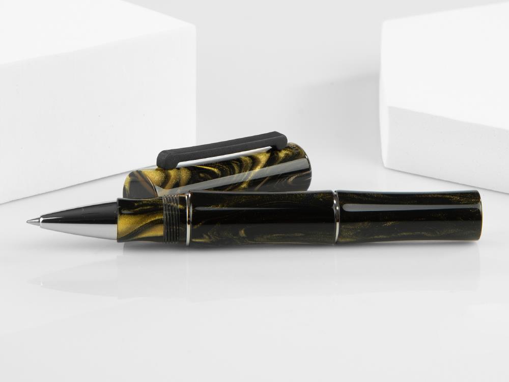 Roller Tibaldi Bamboo Dust, Résine, Noir, Palladium, BMB-3D395-RB