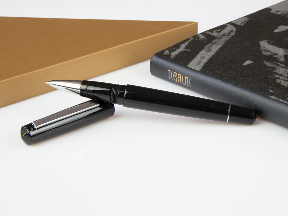 Roller Tibaldi Infrangibile Rich Black, Résine, Noir, INFR-237-RB