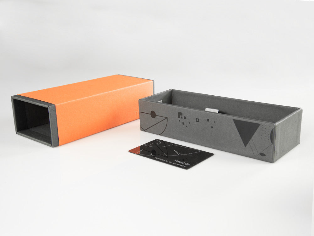 Stylo bille Tibaldi Perfecta LP Vinyl Orange, Résine, PFC-515-BP