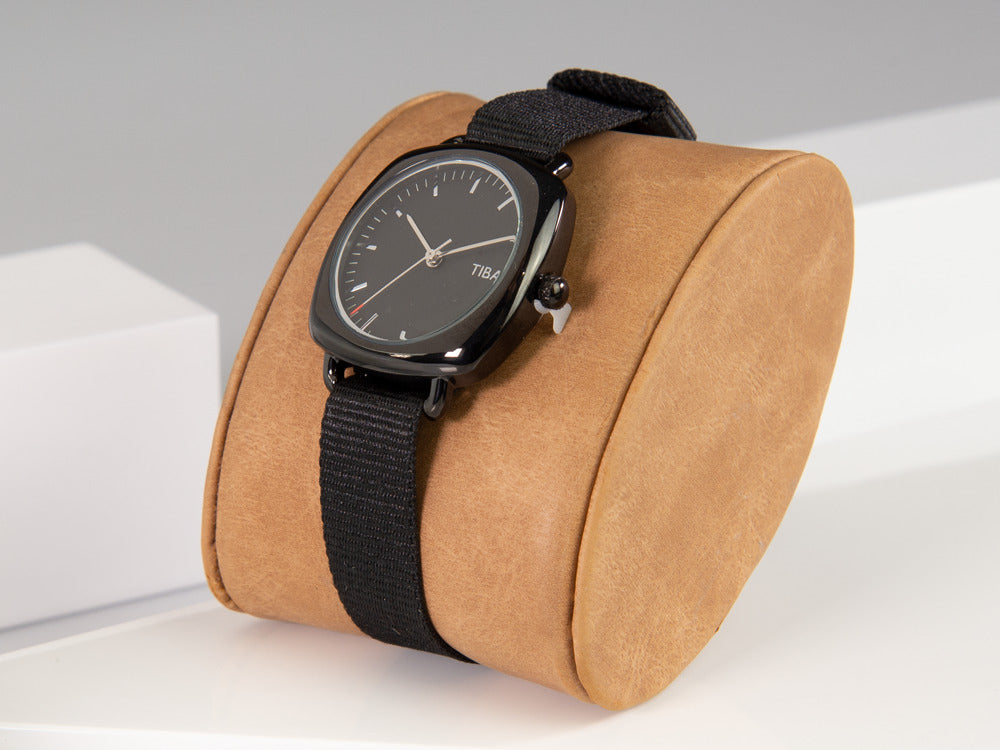 Montre à Quartz Tibaldi Ladies, Noir, 32 mm, Bracelet textile, TMF-237-GG