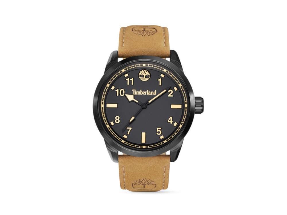 Montre à Quartz Timberland Small Henniker, Métal, Noir, 44 mm, TDWGA0109701