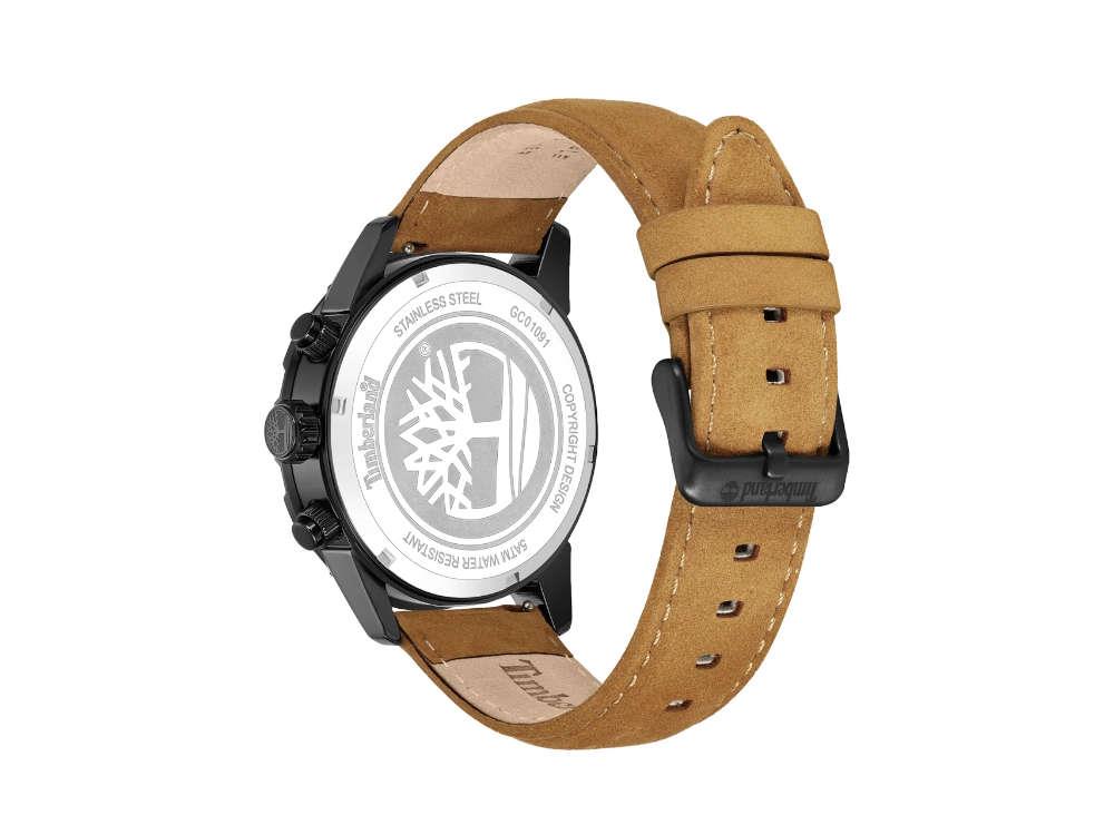 Montre à Quartz Timberland Hampton Harbour, PVD, Noir, 46 mm, TDWGC0109101