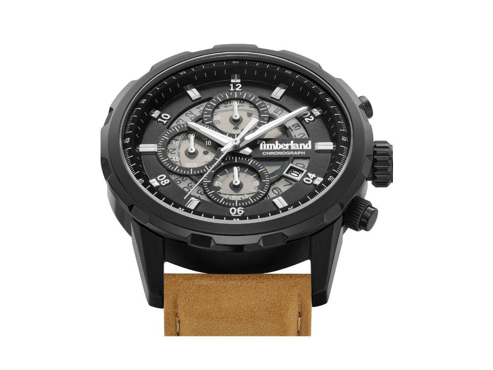 Montre à Quartz Timberland Hampton Harbour, PVD, Noir, 46 mm, TDWGC0109101
