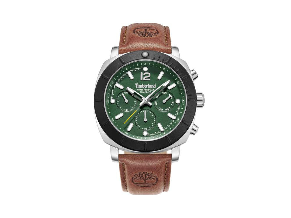 Montre à Quartz Timberland Pyperville, Vert, 46 mm, TDWGF0074902