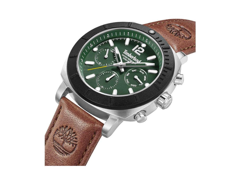 Montre à Quartz Timberland Pyperville, Vert, 46 mm, TDWGF0074902