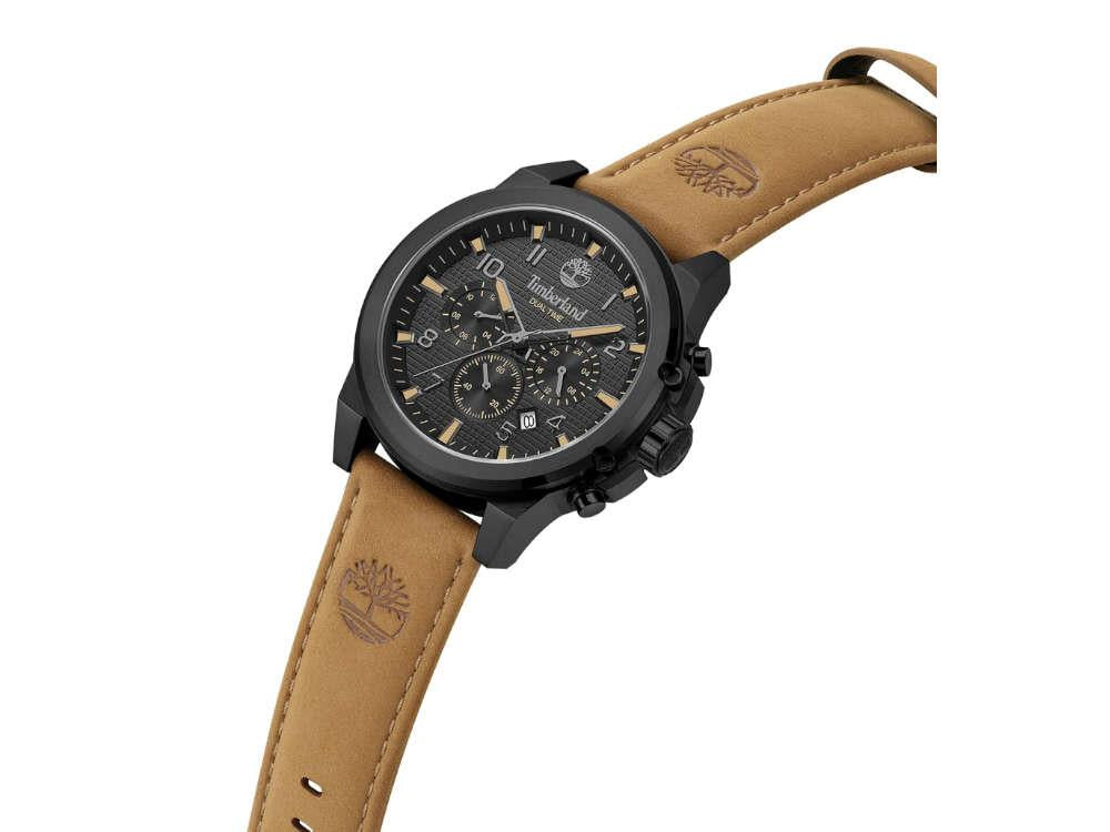 Montre à Quartz Timberland Fast Strike, PVD, Noir, 46 mm, TDWGF0109503