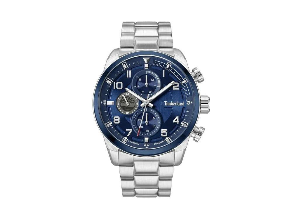 Montre à Quartz Timberland Henniker II, Bleu, 46 mm, TDWGK2201103